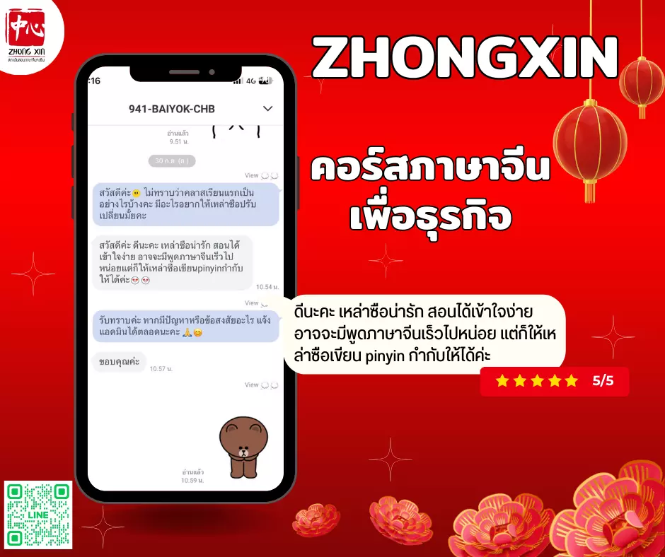 คอร์สภาษาจีนธุรกิจ