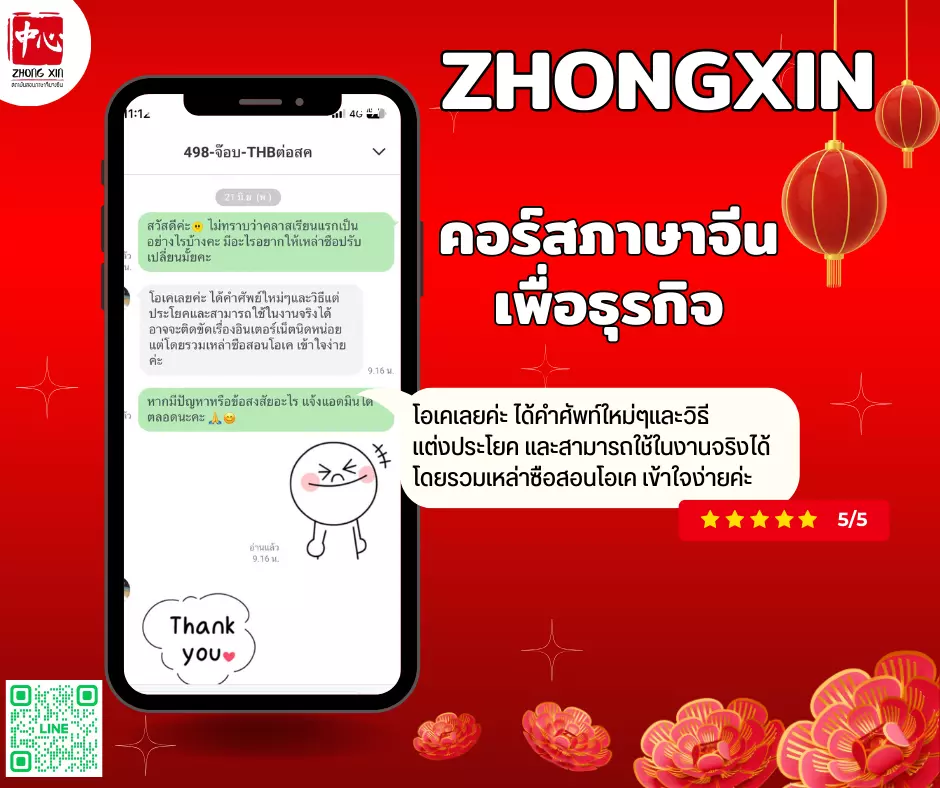 คอร์สภาษาจีนธุรกิจ